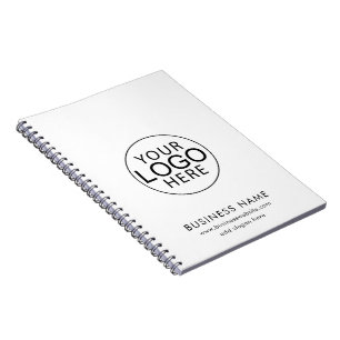 Caderno Espiral Promocional corporativo para o logotipo comercial 