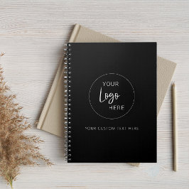 Caderno Espiral promocional de logotipo corporativo personalizado