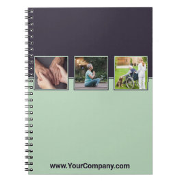 Caderno Espiral Promocional Purple e Blue Nury Mais velho Care