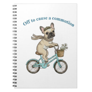 Caderno Espiral Pronta para Causar uma Comemoração – Bulldog Franc