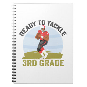 Caderno Espiral Pronto Para Combater O Rugby Da Fantasia De Futebo