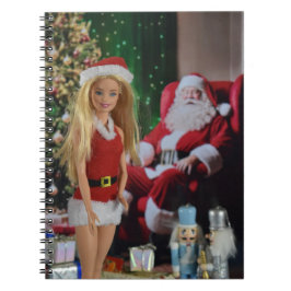 Caderno Espiral Pronto para o Natal.