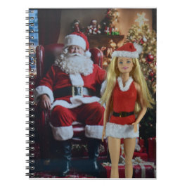 Caderno Espiral Pronto para o Natal.