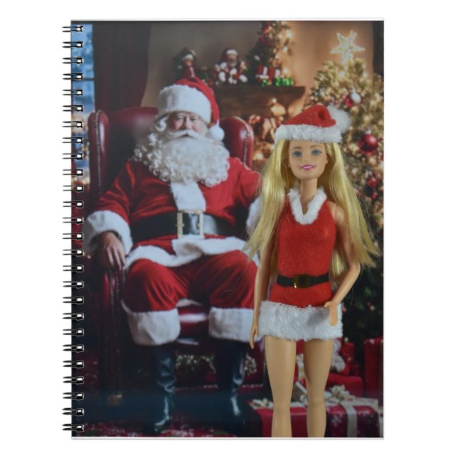 Caderno Espiral Pronto para o Natal.  (Frente)
