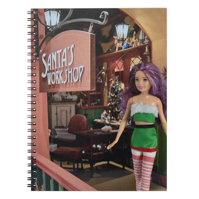 Caderno Espiral Pronto para o Natal.  (Frente)