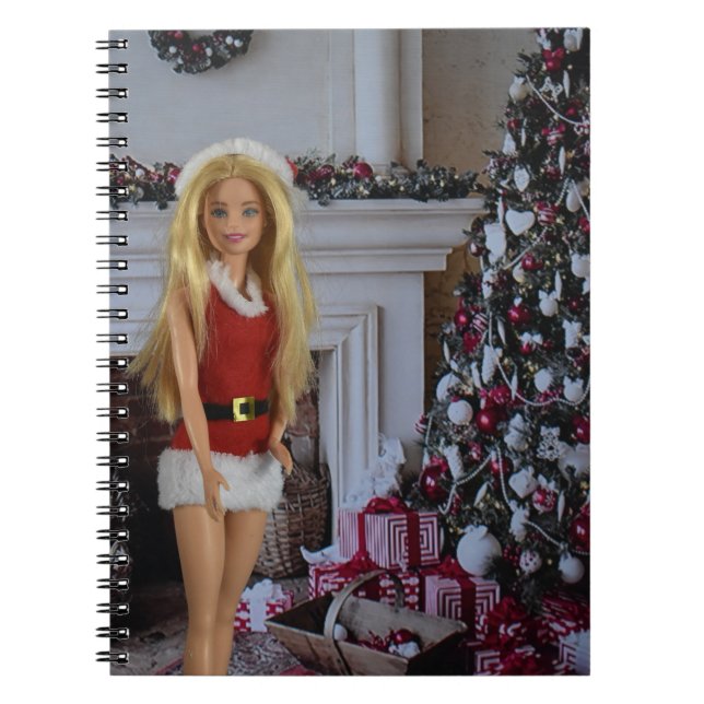 Caderno Espiral Pronto para o Natal.  (Frente)