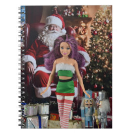 Caderno Espiral Pronto para o Natal.