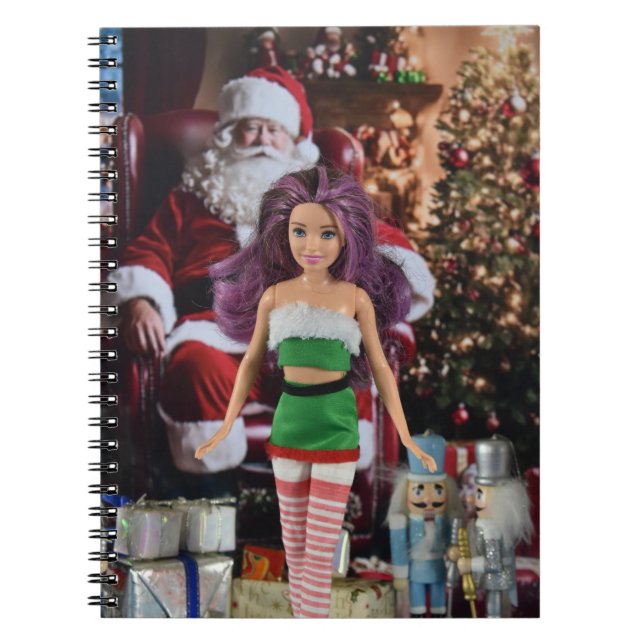 Caderno Espiral Pronto para o Natal.  (Frente)