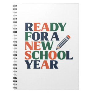 Caderno Espiral Pronto para um Novo Ano Letivo