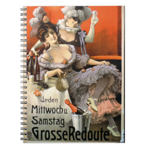 Caderno Espiral Propaganda de poster "Grosse Redoute" (litho da