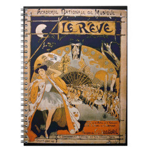 Caderno Espiral Propaganda para o musical "o sonho", no