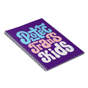 Caderno Espiral Protect Trans Kids Photo Notebook