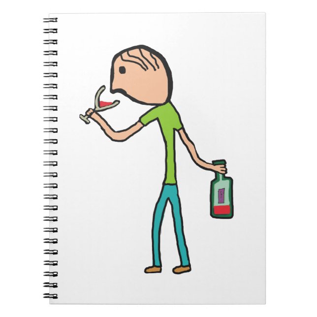 Caderno Espiral Provando Sommelier Wine (Frente)