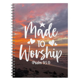 Caderno Espiral Psalm 95:1