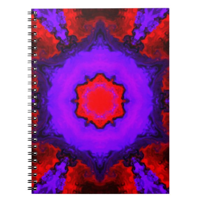 Caderno Espiral Psicodélico Hippie (Frente)