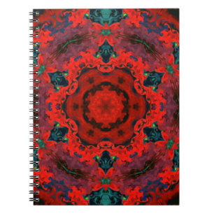 Caderno Espiral Psicodélico Hippie
