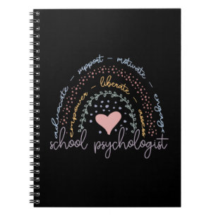 Caderno Espiral Psicólogo da Escola Arco-íris