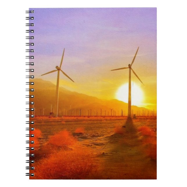 Caderno Espiral Psto pelo vento (Frente)