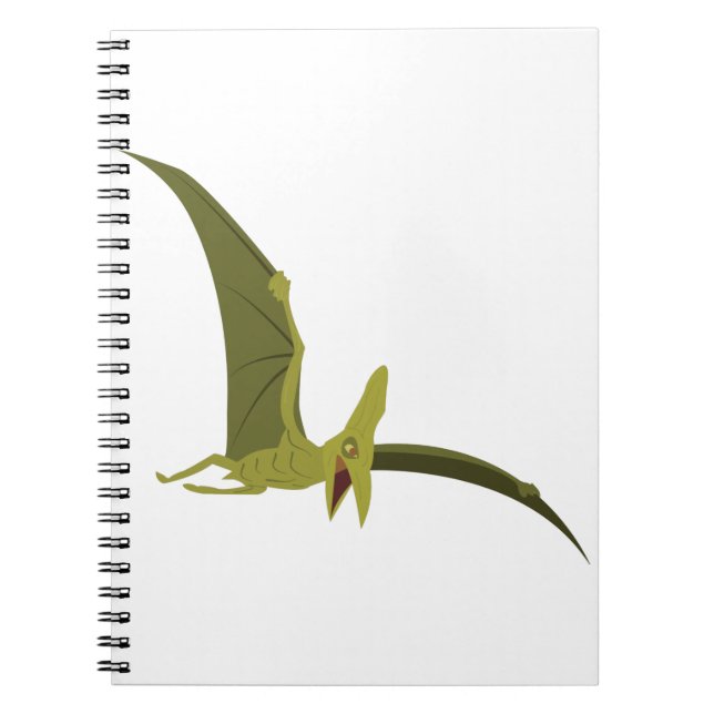 Caderno Espiral Pterodactyl do vôo (Frente)