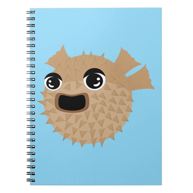 Caderno Espiral Puffer Fish (Frente)