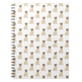 Caderno Espiral Pug