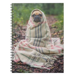 Caderno Espiral Pug