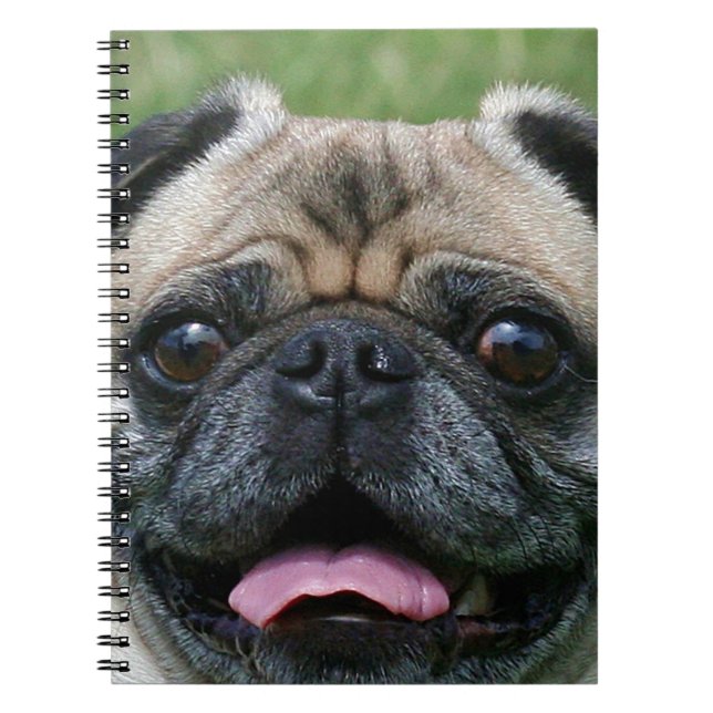 Caderno Espiral Pug Dog (Frente)