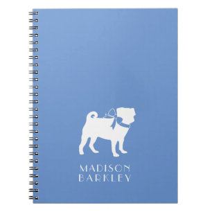 Caderno Espiral Pug Dog Puppy
