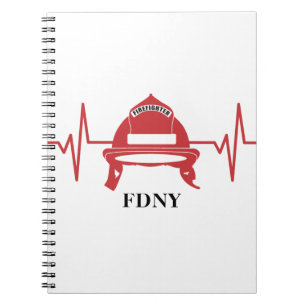 Caderno Espiral Pulso de Captura de Fogo Personalizado