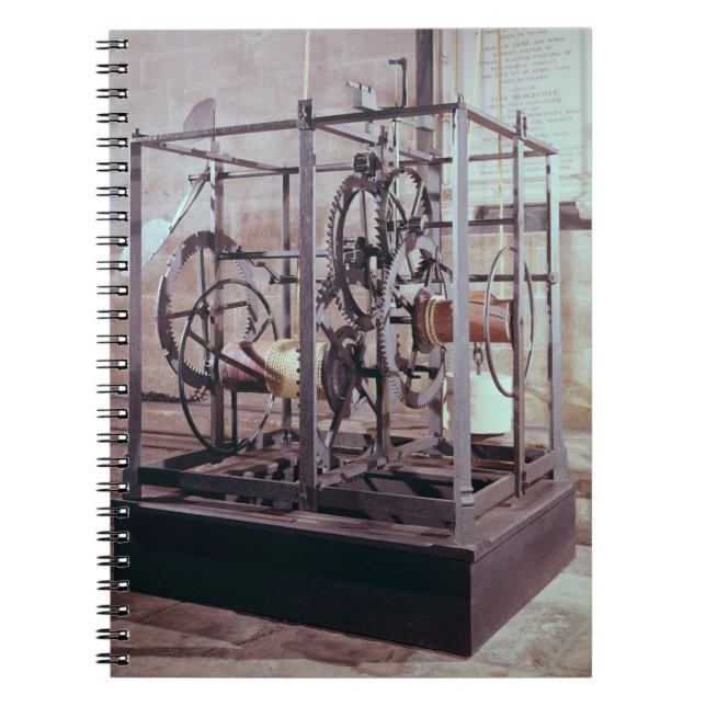 Caderno Espiral Pulso de disparo da catedral feito para a torre em (Frente)