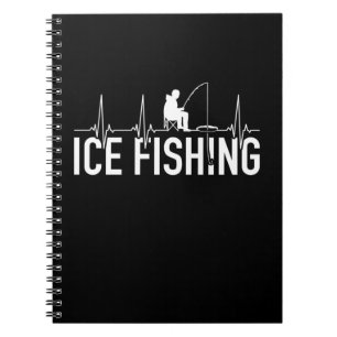 Caderno Espiral Pulso de Pesca do Gelo Fisher