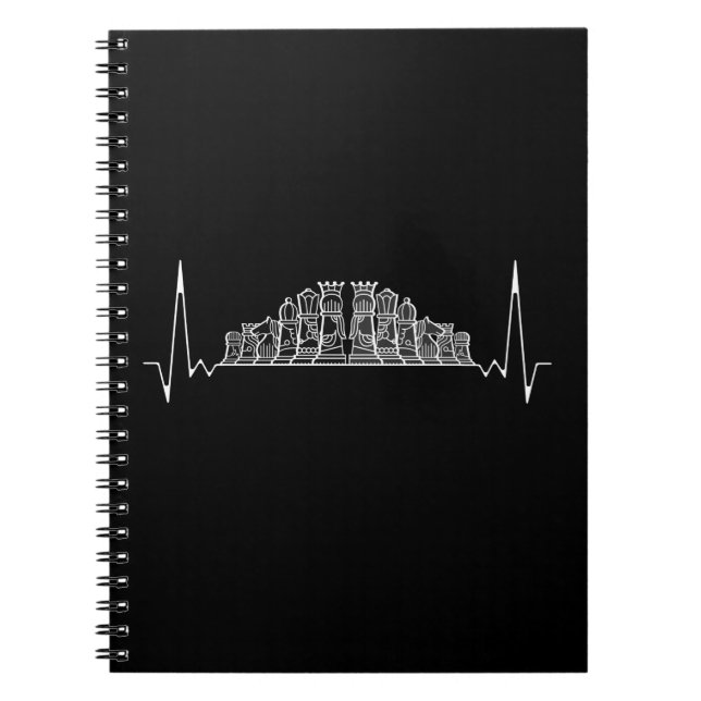 Caderno Espiral Pulso de Xadrez (Frente)