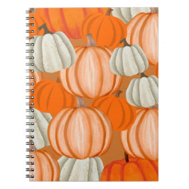 Caderno Espiral Pumpkin Collage Notebook – Autumn Aesthetic