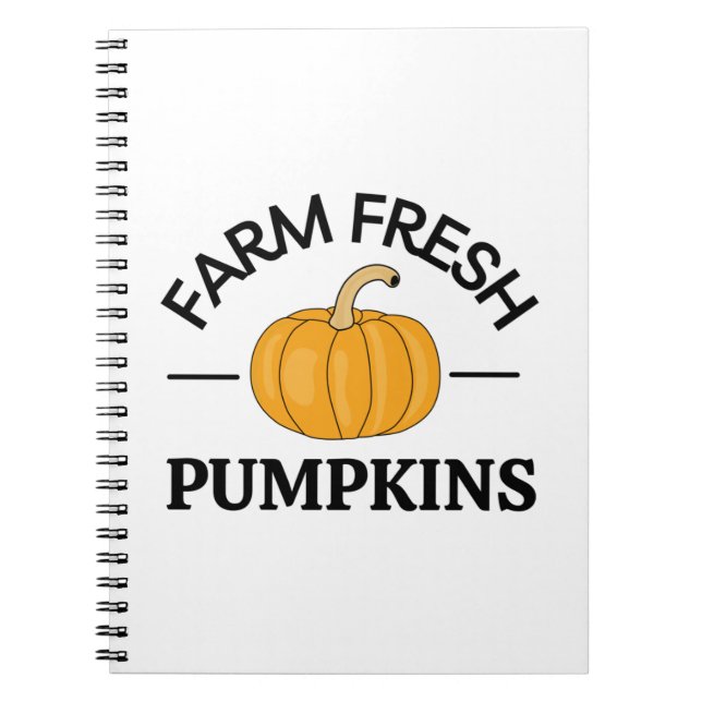 Caderno Espiral Pumpkin outono (Frente)