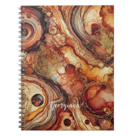 Caderno Espiral Pumpkin Personalizado Roca de Álcool Automático