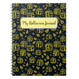 Caderno Espiral Pumpkins Halloween