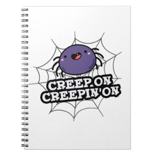 Caderno Espiral Punição Divertida e Positiva de Aranha Creep On Cr