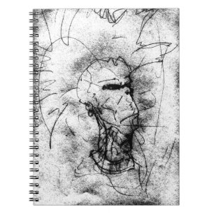 Caderno Espiral Punk Rocker com Mohawk
