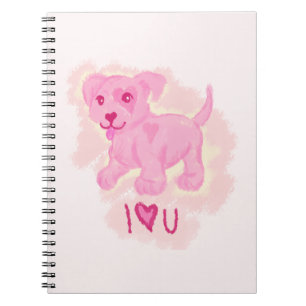 Caderno Espiral Puppia Rosa