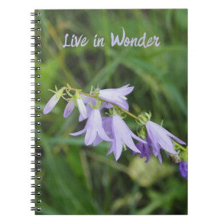 Caderno Espiral Purple Floral Spiral Photo Notebook