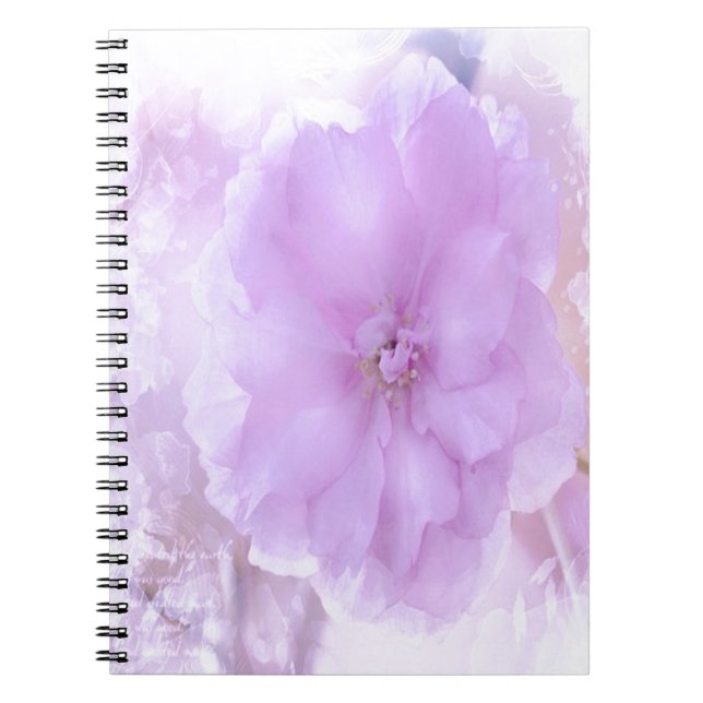 Caderno Espiral Purple Pansy (Frente)