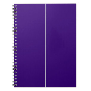 Caderno Espiral Púrpura e Branco PERSONALIZADA