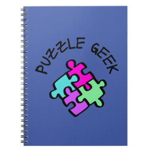 Caderno Espiral Puzzle Geek       