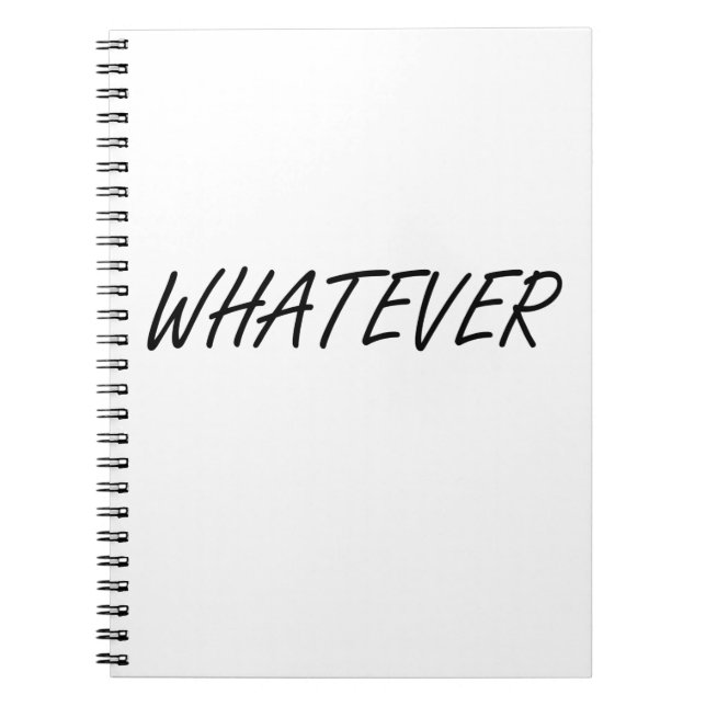 Caderno Espiral Qualquer (Frente)