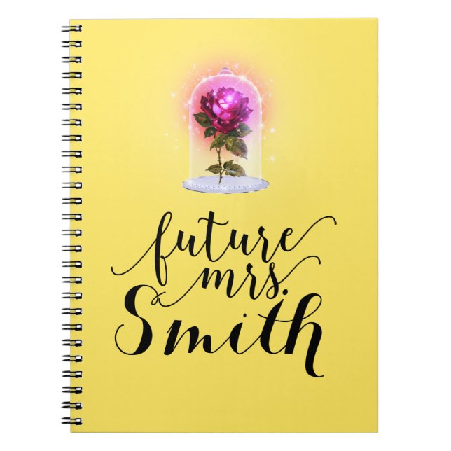 Caderno Espiral QUALQUER COR Conto de Fadas Encantado Rosa Vermelh (Frente)