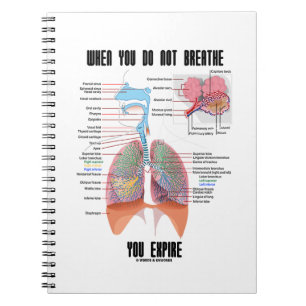 Caderno Espiral Quando você não respira expira o sistema
