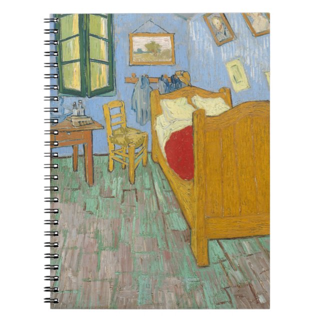 Caderno Espiral Quarto de Van Gogh em Arles - Clássico Amarelo e A (Frente)
