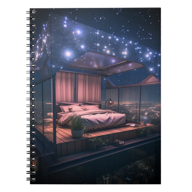 Caderno Espiral Quarto no céu (Frente)