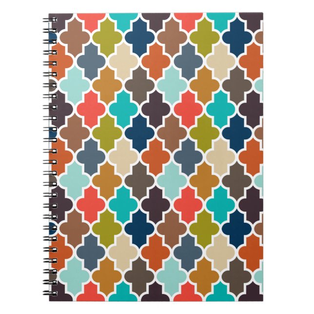 Caderno Espiral Quatrefoil (Frente)