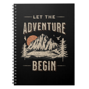 Caderno Espiral Que comece a aventura